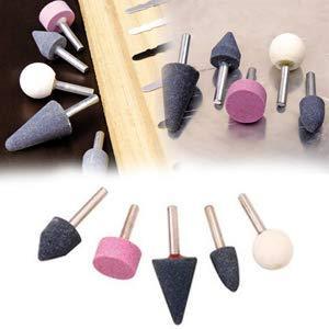 0412 -5 Pcs Shank Abrasive Mounted Stone (Multicolour) - SkyShopy 0412 -5 Pcs Shank Abrasive Mounted Stone (Multicolour) - SkyShopy